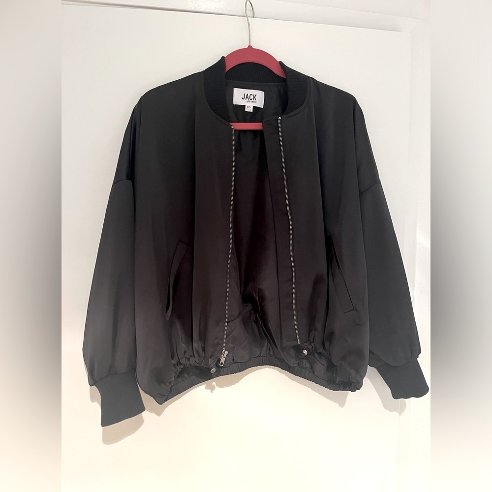 Black Bomber Jacket